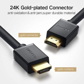 UGREEN 4K HDMI Male to Male Cable, Stable & Fast connection, Available in 1.5M, 3M, 10M, 15M, 20M, 25M, 30M - HD104