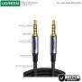 UGREEN 4-Pole HIFI AUX Cable, 3.5mm Male to Male, Mic Support, Available in 1M, 3M, 5M - AV183 10648 20785 90788