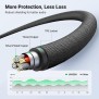 UGREEN 4-Pole HIFI AUX Cable, 3.5mm Male to Male, Mic Support, Available in 1M, 3M, 5M - AV183 10648 20785 90788