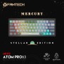 Fantech STELLAR Edition MK912 - ATOM PRO63, 3 Modes:  Bluetooth, Wireless & Wired, Built-in Battery, Mechanical Gaming Keyboard