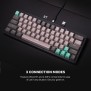 Fantech STELLAR Edition MK912 - ATOM PRO63, 3 Modes:  Bluetooth, Wireless & Wired, Built-in Battery, Mechanical Gaming Keyboard