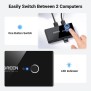 UGREEN 2 In 4 Out USB 3.0 Switch Box (2 PCs share 4 USB Devices), Fast Transfer Speed up to 5Gbps - US126 30768