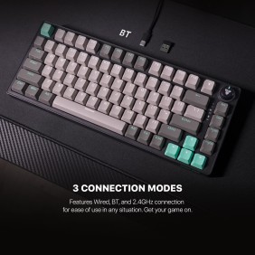 Fantech STELLAR Edition MK913 - ATOM PRO83, 3 Modes:  Bluetooth, Wireless & Wired, Built-in Battery, Mechanical Gaming Keyboard