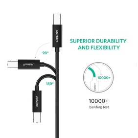 UGREEN Cable Printer USB-C to USB-B, 2M, Super Speed, Flexible & Durable - US241 50446