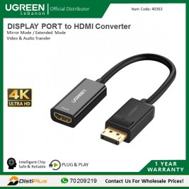 4K DP To Display Port HDMI Female Converter UGREEN MM137 - 40363