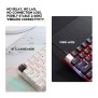 Fantech MK857 MAXFIT61, 3 Modes: Bluetooth, Wireless & Wired, Rechargeable Built-in Battery, Modular Mechanical Gaming Keyboard