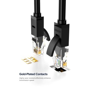 UGREEN RJ45 Cat6 Patch Cord Ethernet Flat Design Cable, Available in 0.5M, 1M, 2M, 3M, 5M, 10M, 30M - NW102 50172 50182