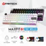 Fantech MK857 MAXFIT61, 3 Modes: Bluetooth, Wireless & Wired, Rechargeable Built-in Battery, Modular Mechanical Gaming Keyboard