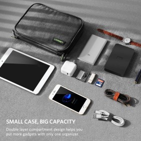 Portable Electronic Organizer Case, Multi-functional Storage Bag, IPAD & Accessories - LP139 50147