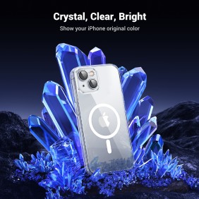 UGREEN Crystal Transparent Magnetic Protective Case for iPhone 15/16 - 25396 25397 25398 25399 45925 45927 45928