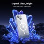 UGREEN Crystal Transparent Magnetic Protective Case for iPhone 15/16 - 25396 25397 25398 25399 45925 45927 45928