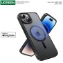 UGREEN Black Frame Frosted Back Plate Magnetic Protective Case for iPhone 15 - 25400 25401 25402 25403