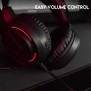 Fantech HQ53 FLASH Gaming Headset with LED Red Illumination and Crystal Clear Audio (Black)