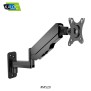 KALOC KLC-M520 Wall Mount Adjustable Single Monitor Arm with Internal Gas Spring technology, for Screens 17 to 35 Inches