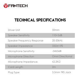 Fantech HQ55 PORTAL Gaming Headset with RGB Illumination and Crystal Clear Audio