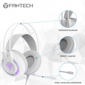 Fantech HG20 CHIEF II, Pro Gaming Headset White Space Edition