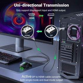 UGREEN Display Port Male To HDMI Male 4K Cable - DP119 15774 25491