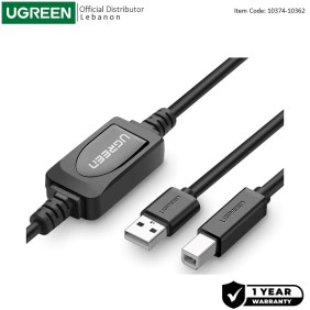 UGREEN Active Cable Printer USB 2.0 A Super Speed - US122 10362