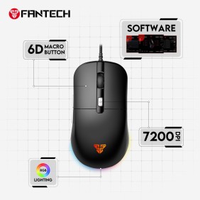 FANTECH Gaming Bundle Keyboard K614L + Mouse VX9S + Mouse Pad MP35