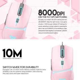 FANTECH Gaming Bundle Keyboard K613L + Mouse VX7 + Headset HG20 + Mouse Pad MP35 (Pink Sakura Edition)