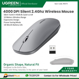4000 DPI Silent 2.4Ghz Wireless Mouse UGREEN MU001 - 90373