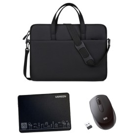 Bundle Bag Laptop NB52 + Wireless Mouse W603+ Mouse Pad CY016