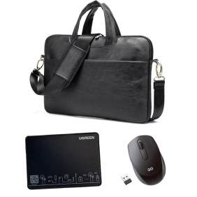 Bundle Bag Laptop KMC426 + Wireless Mouse W603+ Mouse Pad CY016