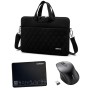 Bundle Bag Laptop KMC428 + Wireless Mouse 90395+ Mouse Pad CY016