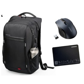 Bundle Backpack Laptop KS3140W + Wireless Mouse 90545+ Mouse Pad CY016