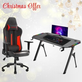 Christmas Offer Bundle Gaming Chair GC-191 + Gaming Desk GD514