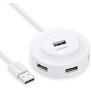 UGREEN USB 2.0 to 4- Port USB 2.0 Hub, with Power Port, Stable Transmission, 1M Cable, Data Transfer up to 480Mbps - CR106 20277