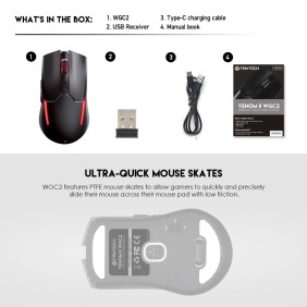 Fantech WGC2 VENOM II Wireless Gaming Mouse With Built-in Battery