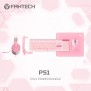 Fantech P51 Gaming Set 5in1: Keyboard + Mouse + Mousepad + Headset + Stand Headset, RGB Lighting, Gaming Bundle (Pink)