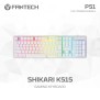 Fantech P51 Gaming Set 5in1: Keyboard + Mouse + Mousepad + Headset + Stand Headset, RGB Lighting, Gaming Bundle (White)