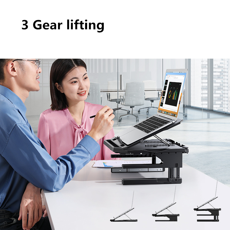 B - Ugreen Foldable &amp; Adjustable Laptop Lift Stand